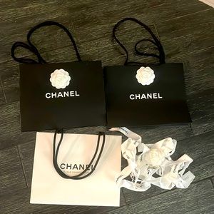 Chanel bags with ribbons